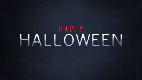 Happy-Halloween-with-light-effect-on-dark-space