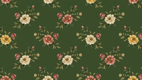 fondo con patrón floral