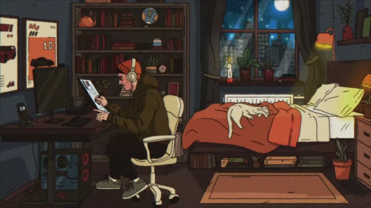 Lo fi Music Backgrounds | Premium Stock Video Footage