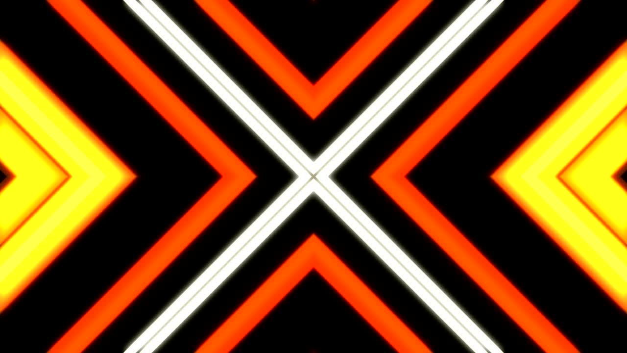 fondo de movimiento colorido de luz de neón que baila, en bucle