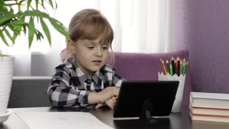 Girl-doing-online-homework-using-digital-tablet-computer.-Distance-education