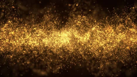 gold particles, glitter background