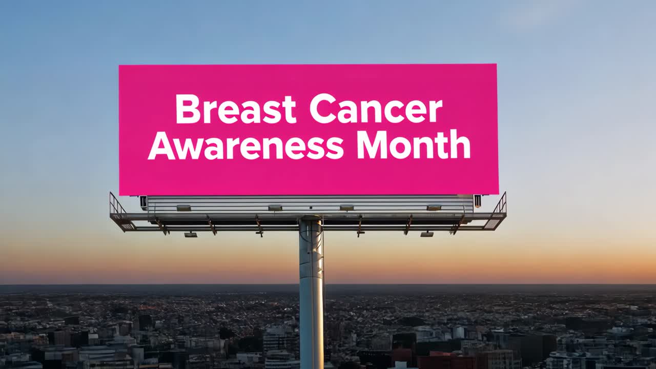 Breast Cancer Awareness Month Billboard