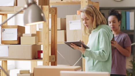 women working in a warehouse