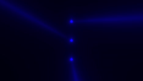 animation motion blue glowing spotlight beams on dark background in stage 2