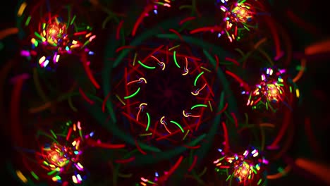 Kaleidoscope-floral-fractal-abstract---rainbow-colorful-trippy---seamless-looping-music-vj-colorful-chaotic-streaming-backdrop-art