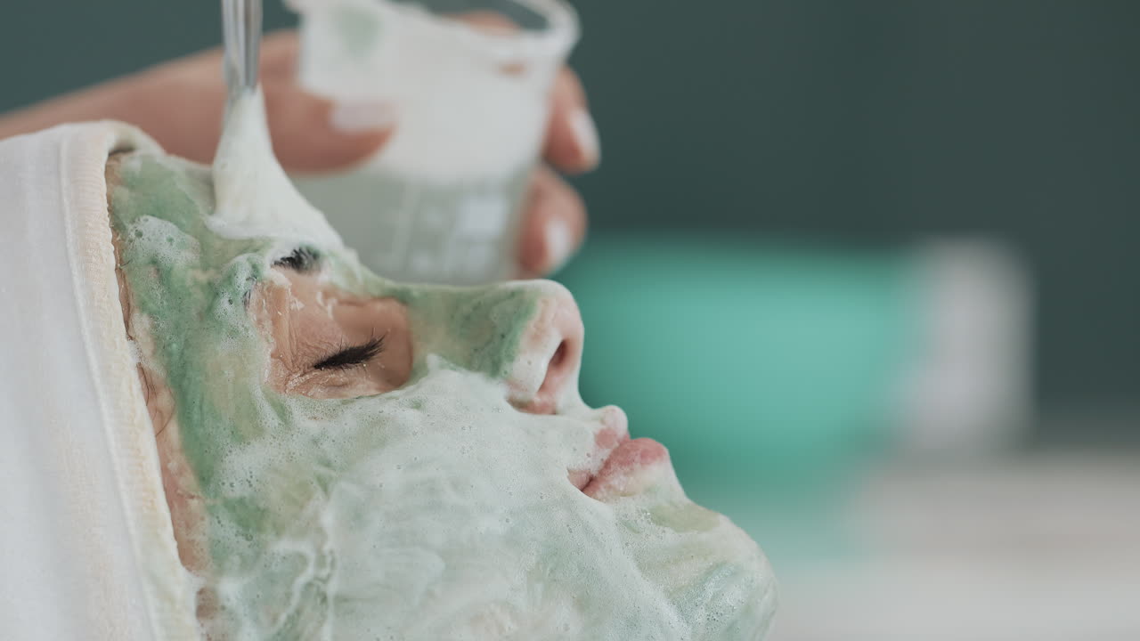 Facial mask treatment