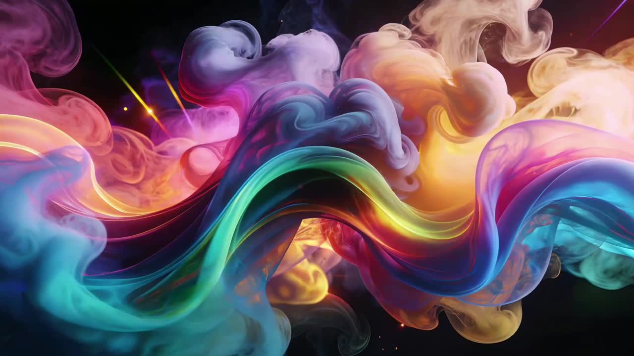 Sfondo Animato 3D Astratto Continuo