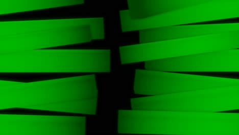 abstract green geometric shapes