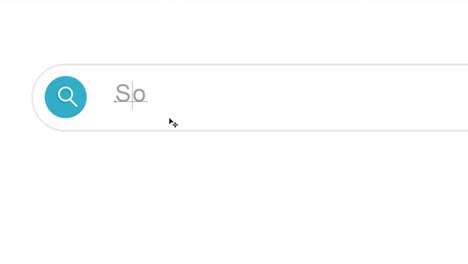 typing and searching information about social distancing in the internet browser