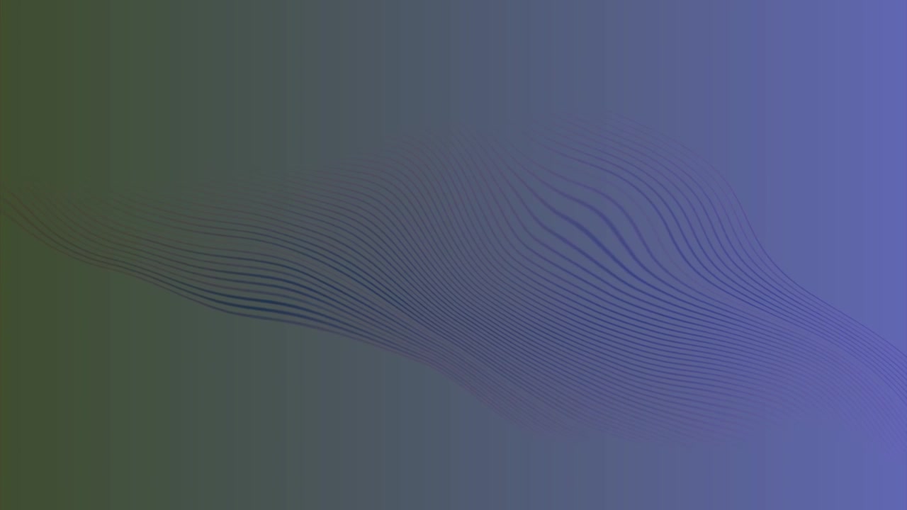Abstract Motion Background with Wavy Lines on Gradient