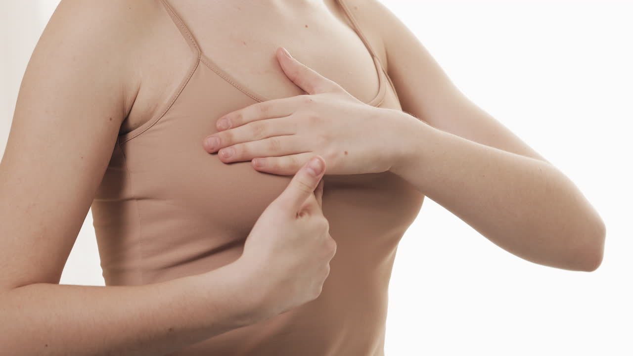 Breast self-examination for cancer