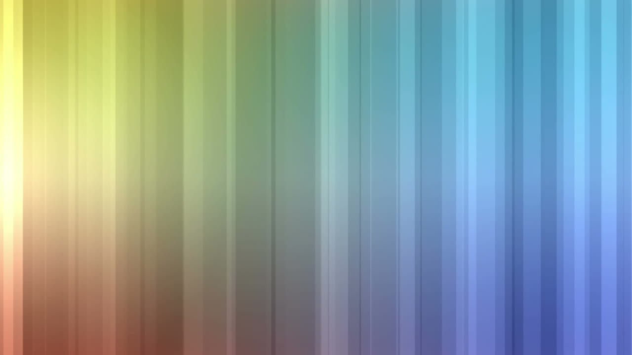 animación digital de partículas rojas flotando contra un fondo de gradiente con textura de línea vertical