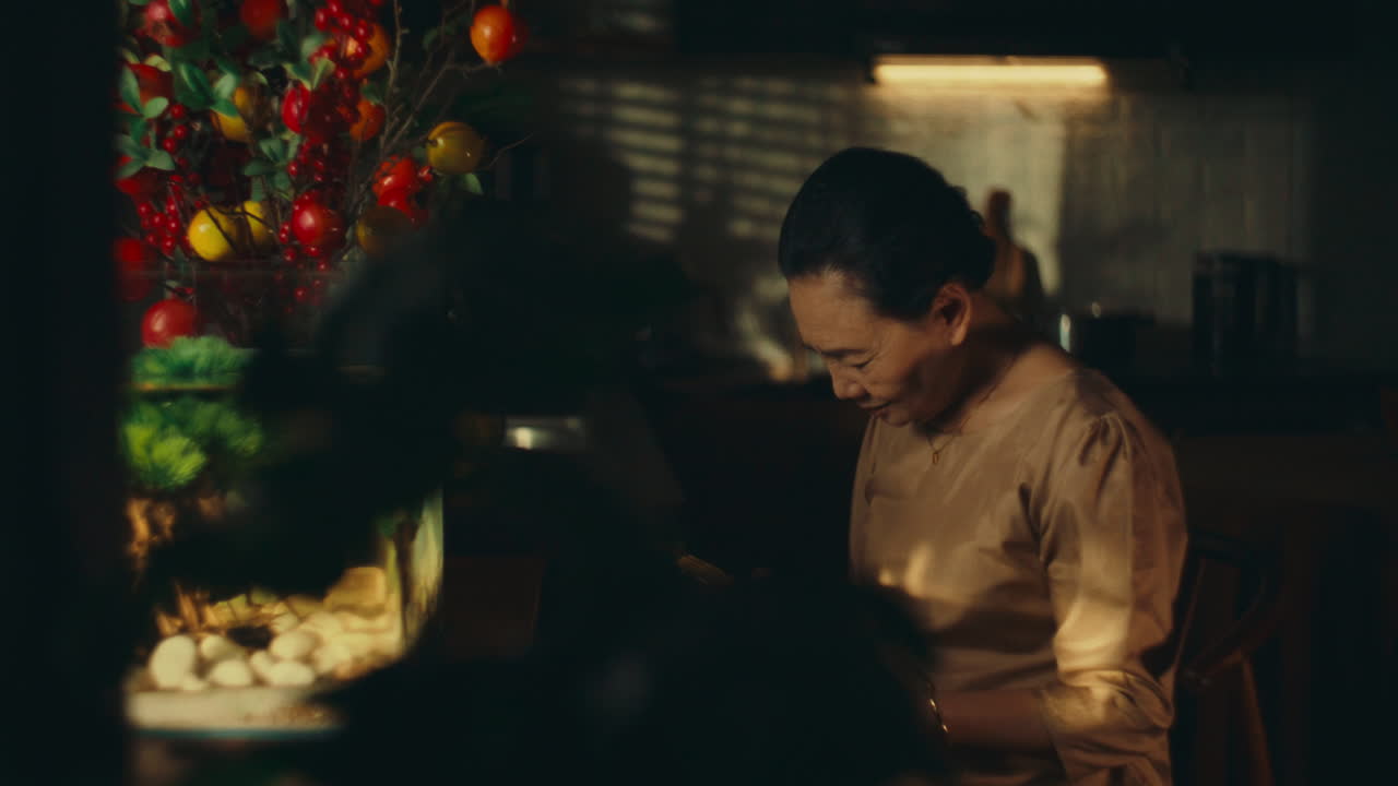 Elderly Woman Reading