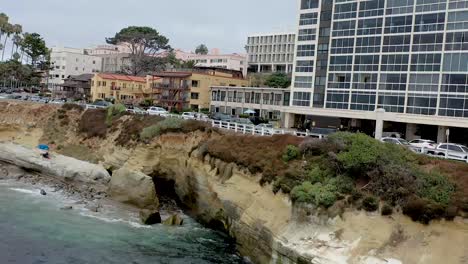 aerial view of la jolla, california on a summer day