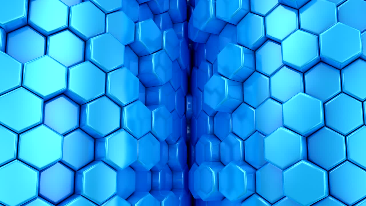 el fondo de los hexágonos