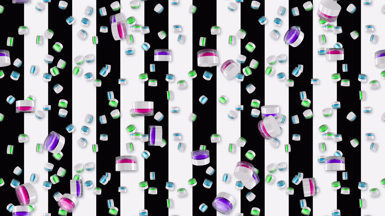 화장품 피부 관리 크림 루프 타일 떨어지는 배경 럭셔리