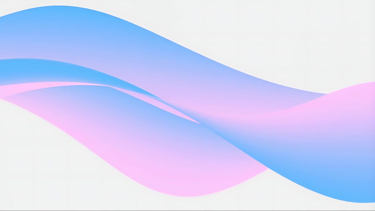 Sfondo Minimalista Astratto con Onde in Movimento 4K