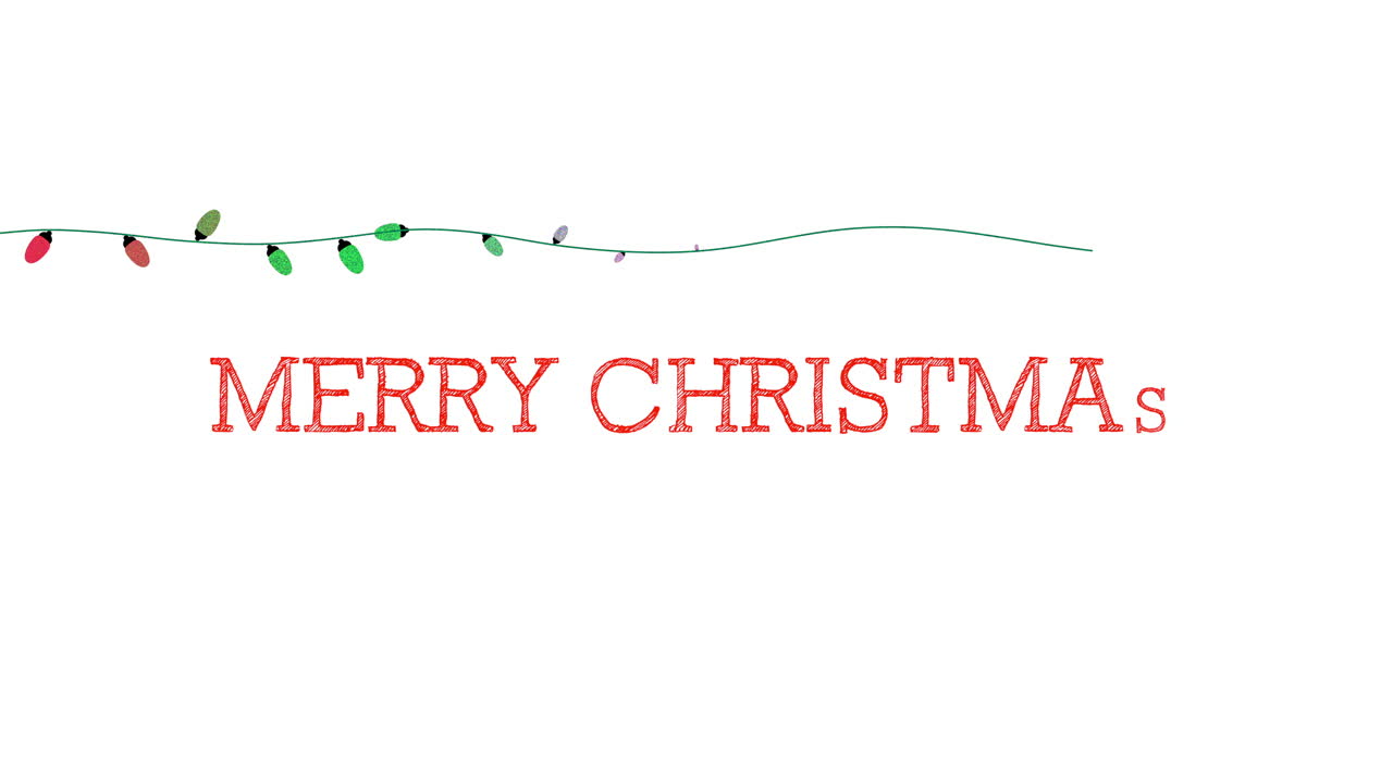 흰색 배경 1에 화려한 화환이 있는 메리 크리스마스 텍스트