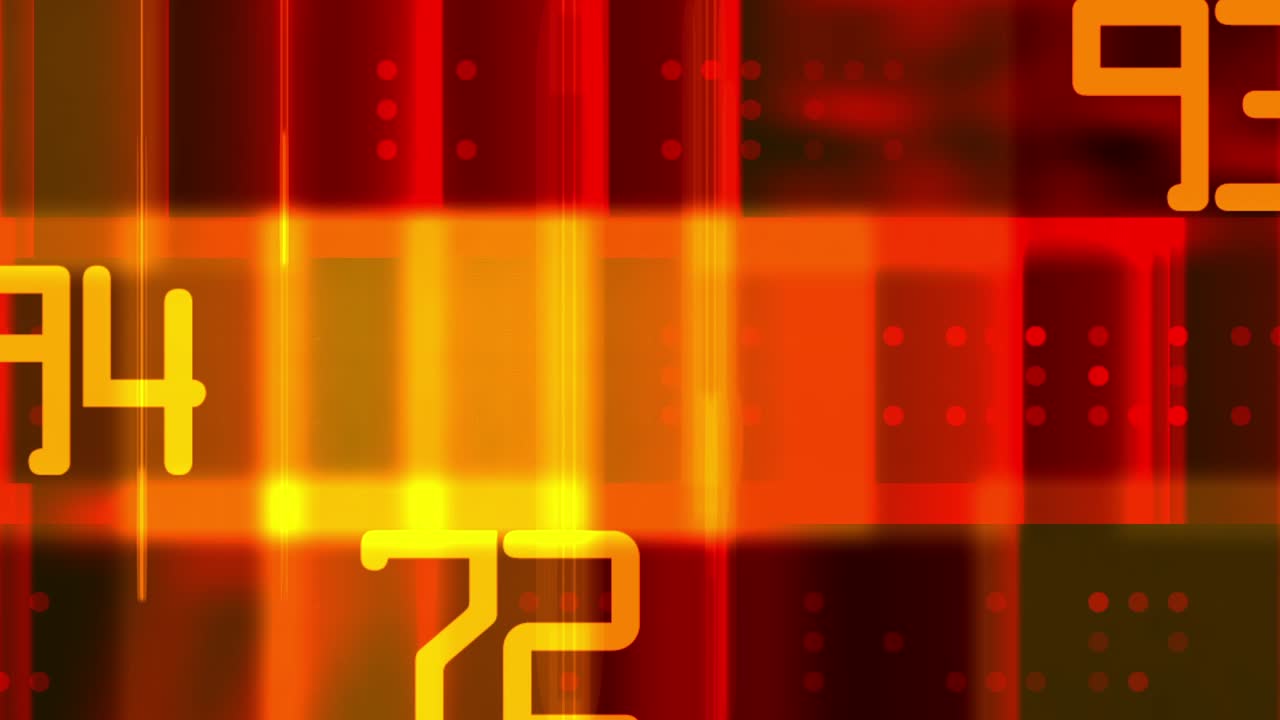 números rápidos y frenéticos de alta velocidad