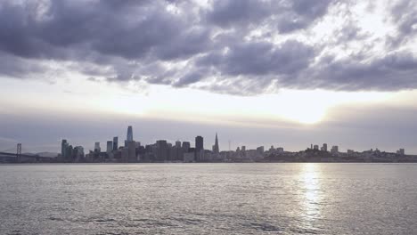 Beautiful-cityscape-of-San-Francisco,-California