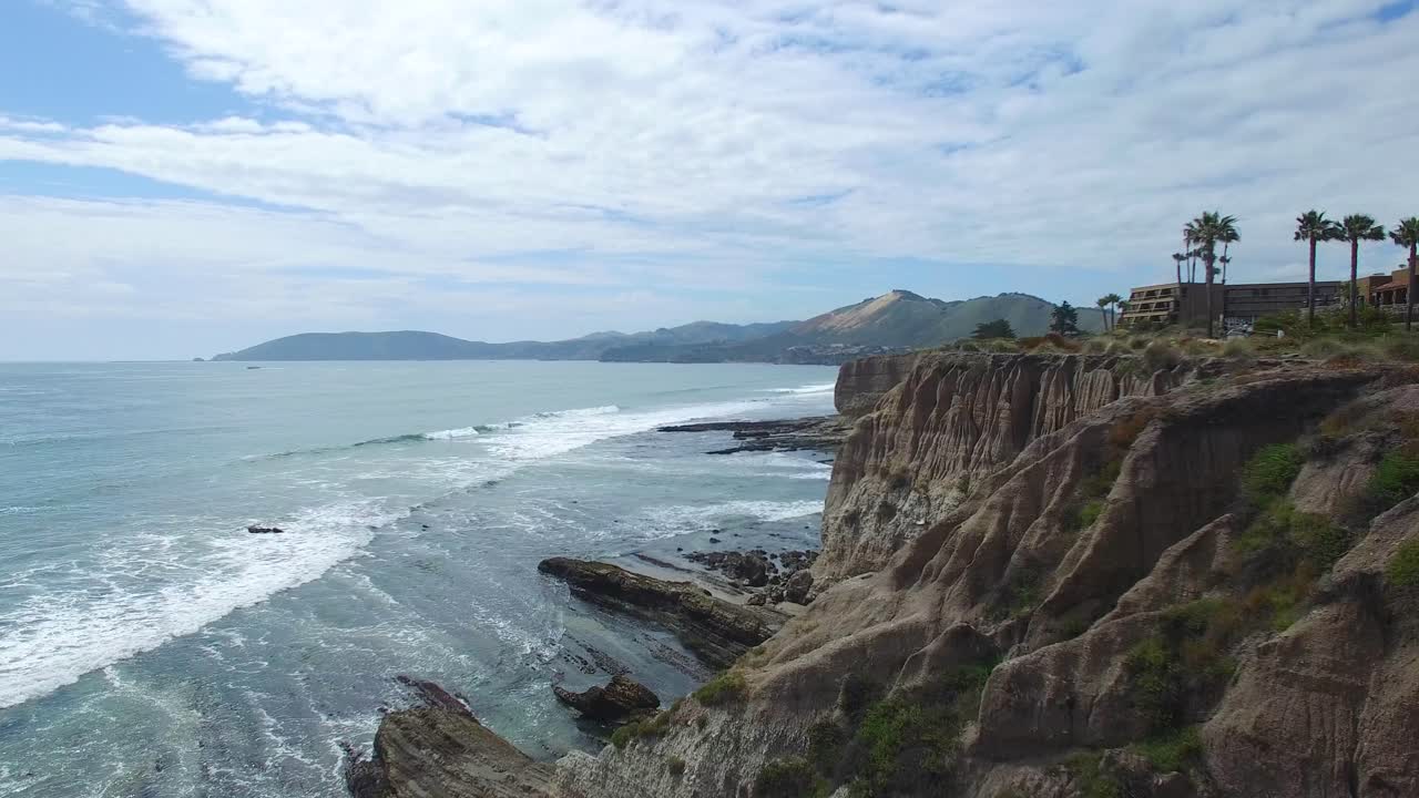 바다 절벽 공중