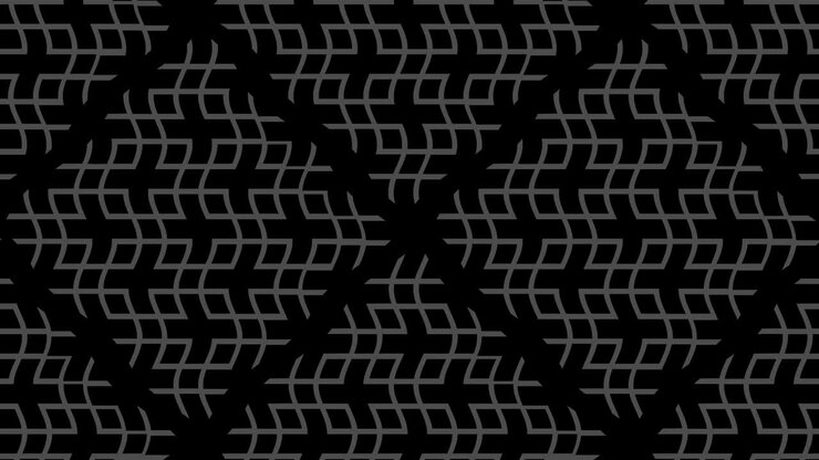 Black and white pattern on a minimal background.
