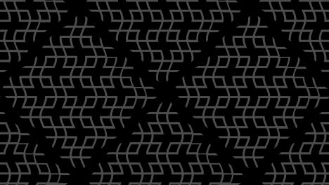 black and white pattern on a minimal background.