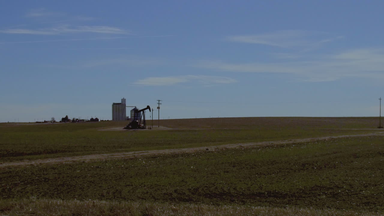2019년 1월 콜로라도 북동부의 유전 펌프 잭