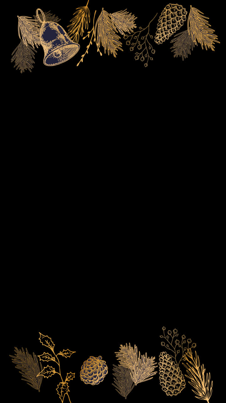 el borde de la navidad dorada