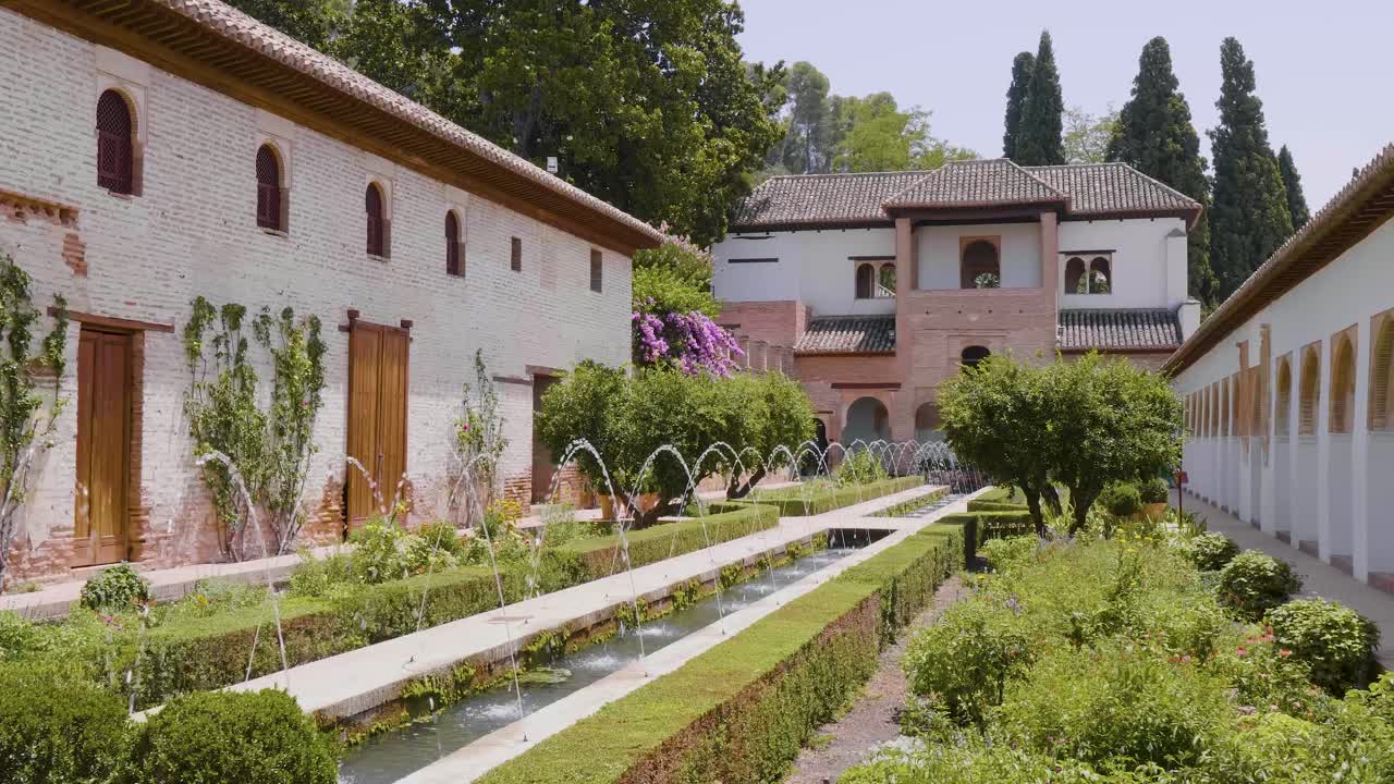 사람 없는 슬로우 모션의 jardines del paraiso