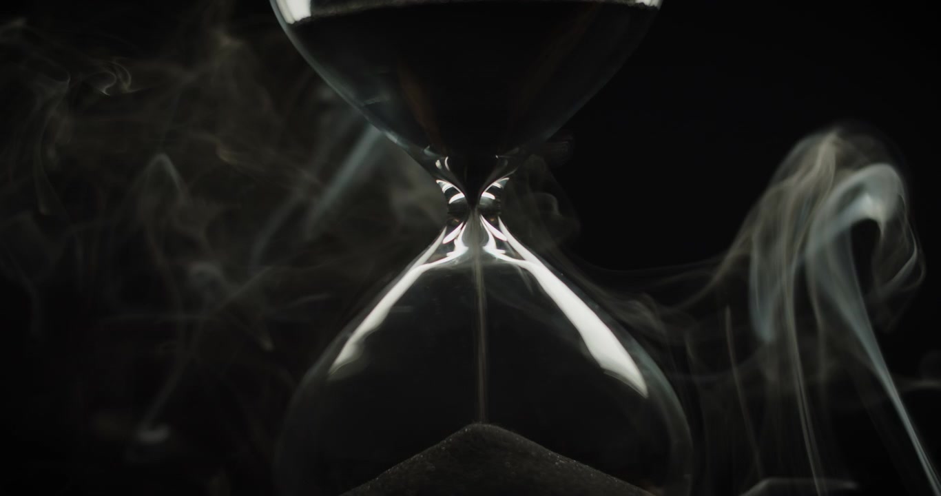 Light revealing an hourglass