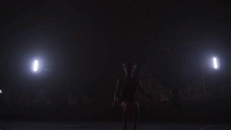 gymnast gymnastic somersault exercise hd slow-motion video. athlete salto