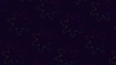 Vibrant-star-pattern-on-black-background-colorful-dots-form-a-striking-circular-design