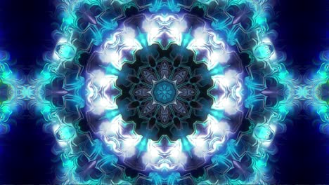 abstract glowing mandala pattern