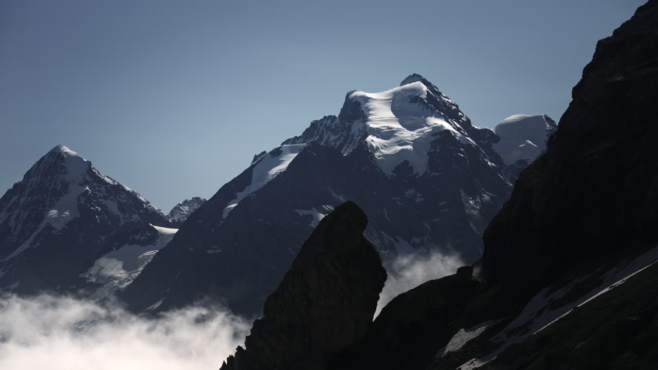 Swiss Alps Mountain Range