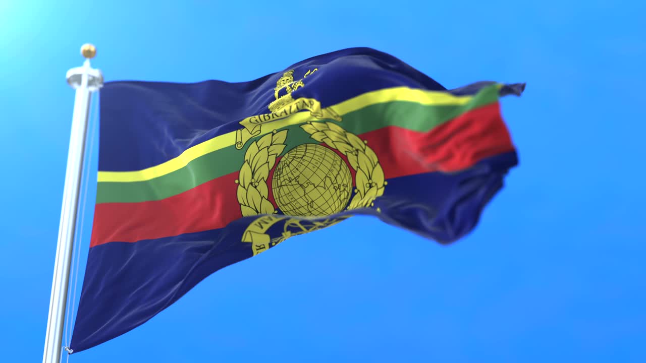 영국 왕립 해병대의 발이 흔들리고 있다.