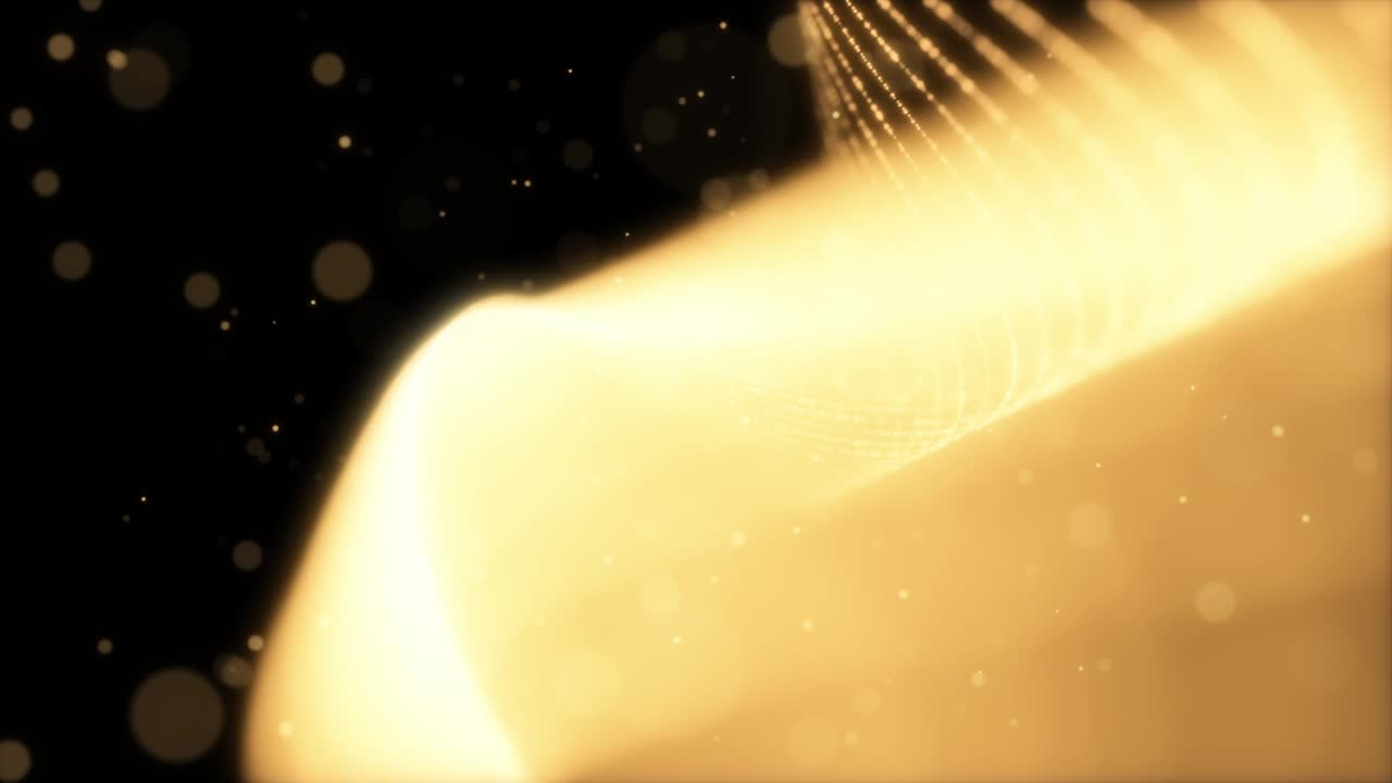 아름다운 플래시 빛 효과와 함께 원활한 루핑 흐르는 입자 20 초 길이와 루프 아름다운 추상적인 배경