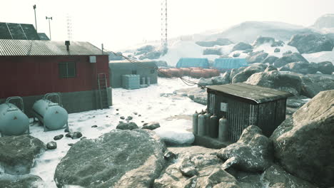 view of abandoned polar station