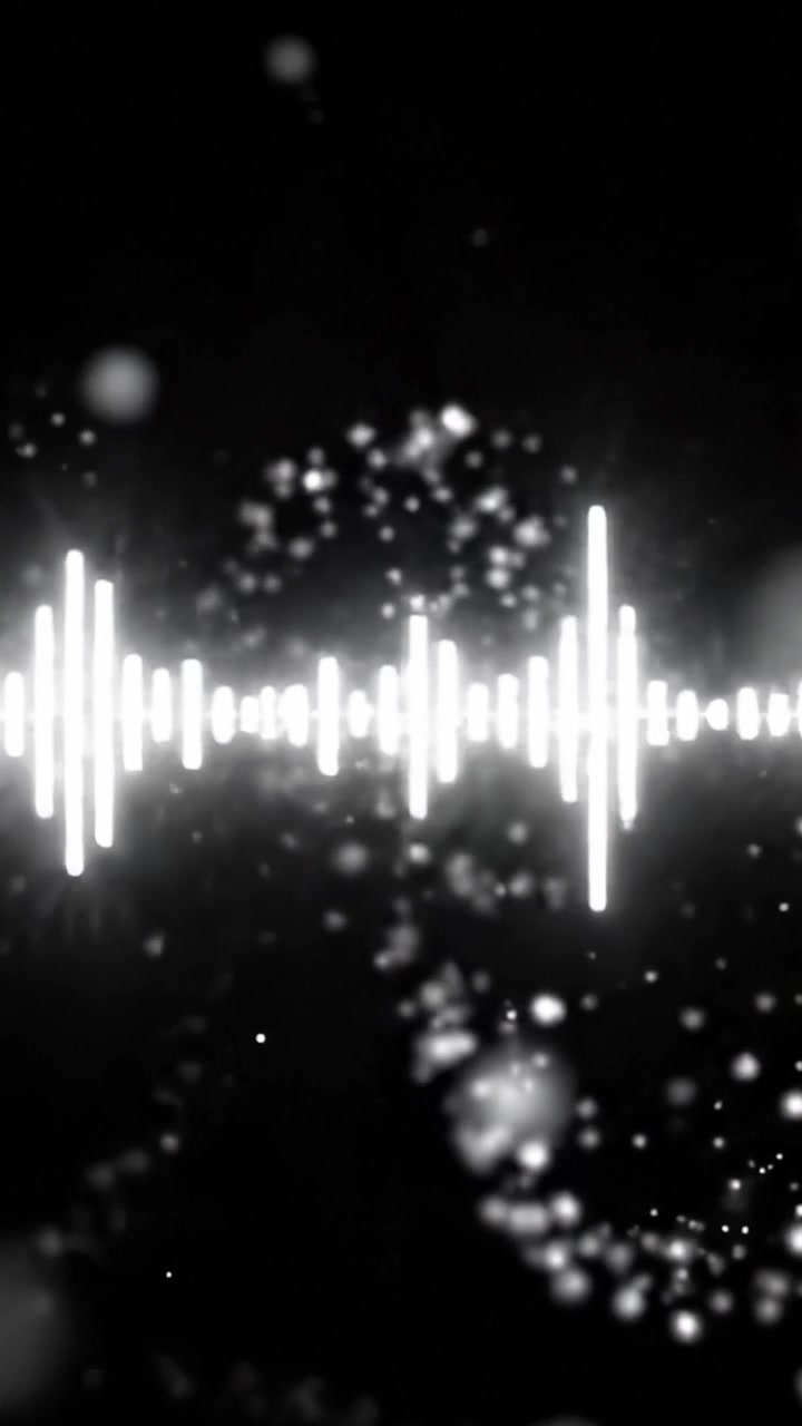 Una visualizzazione audio dinamica: che esplora il battito del suono attraverso la luce in un'accattivante dimostrazione di ritmo e movimento, catturata dall'inizio alla fine.