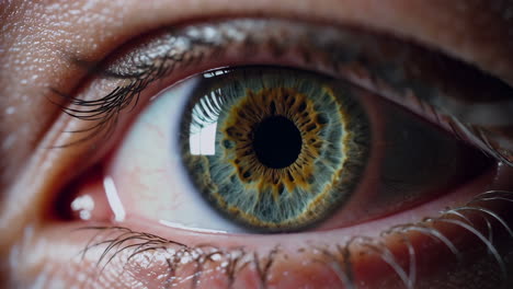 primer plano de un ojo humano
