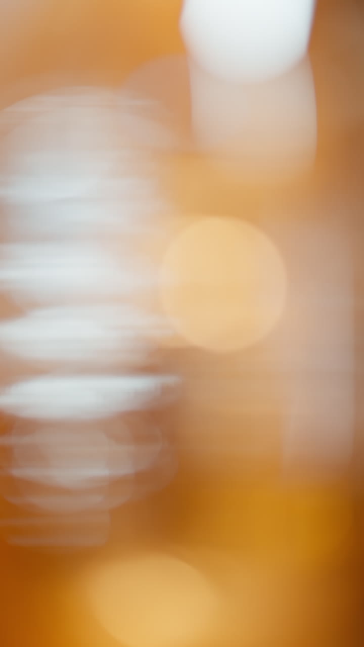 Yellow, glass, transparent decor. Vertical