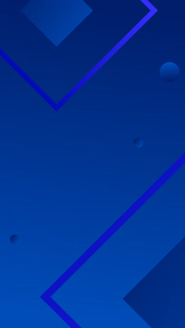 motion graphic of classic blue geometric background