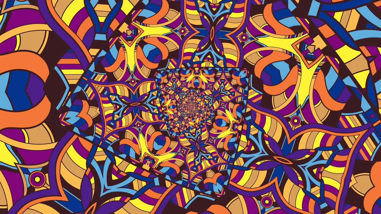 fondo animado en bucle de 4k que crea un efecto de zoom infinito