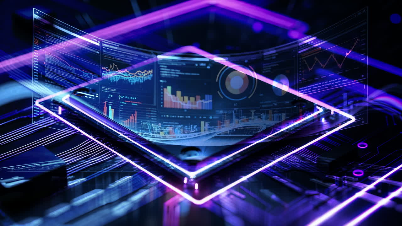 Futuristic Data Analysis and AI on a Digital Circuit Board