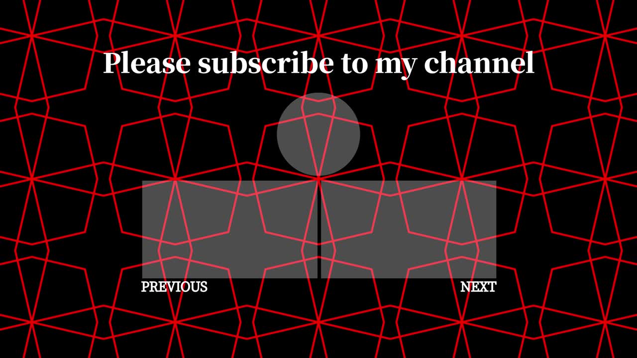 기하학적 패턴 검은 배경 엔드 카드 모션 그래픽