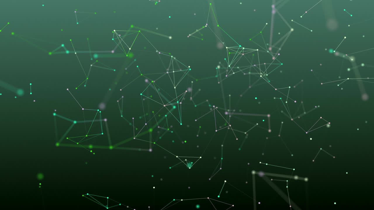 absract geometry background with lines and dots