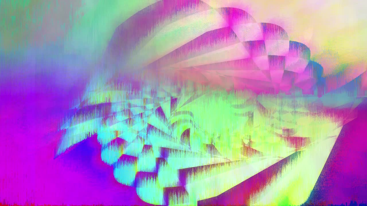 Psychedelic Glitch Swirl