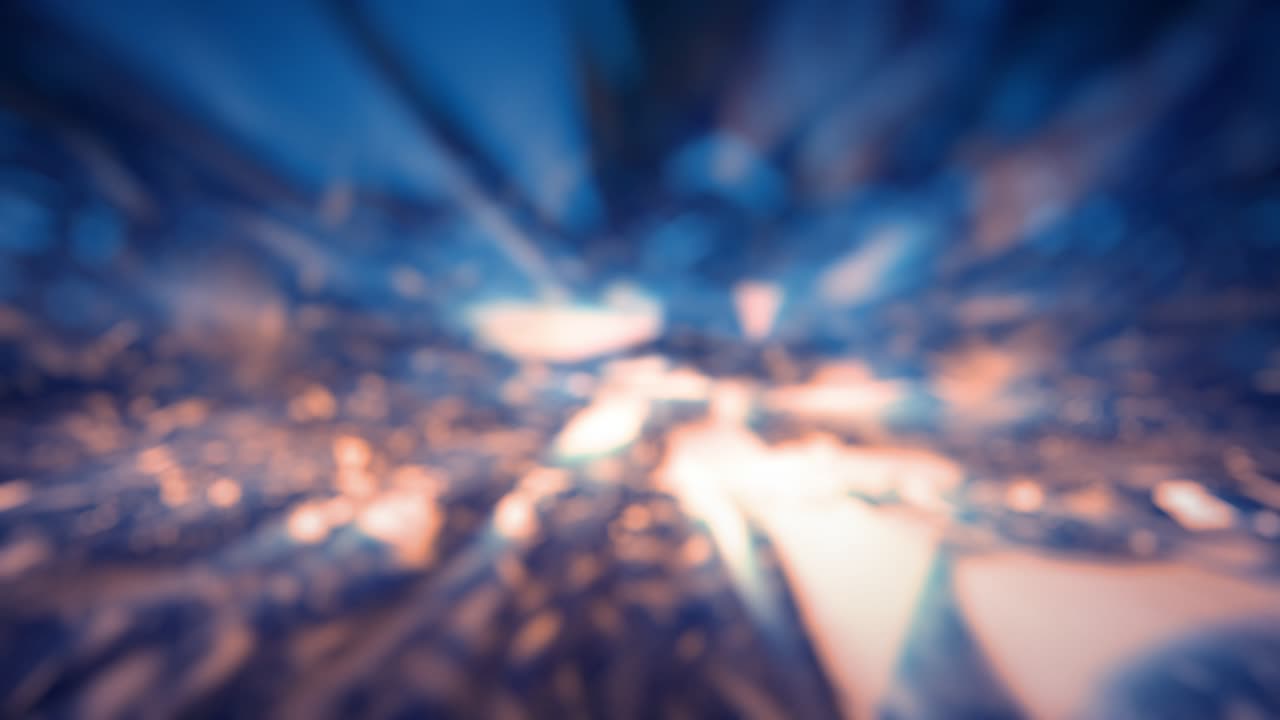 retrato de reflexión de diamante brillante y reluciente - video de bucle