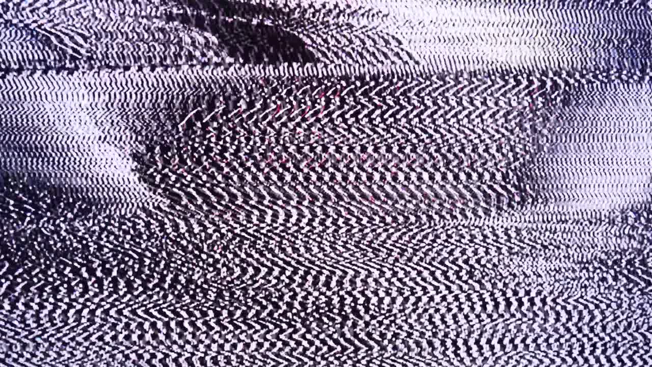 ruido de glitch textura efecto de patrón estático animación abstracta
